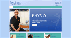 Desktop Screenshot of davidbroganphysiotherapy-cumbernauld.co.uk